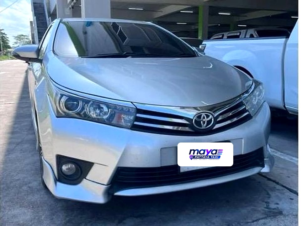 Toyota Altis silver — MAYA private taxi